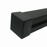 S1 Endkappe für Solarprofil 40x40mm schwarz