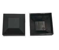 S1 Endkappe für Solarprofil 40x40mm schwarz