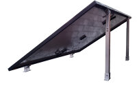 Solarpanel Halterung, Dach Aufständerung, Balkon- Wandhalter Befestigung Montage 74 - 130cm variabel