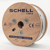 300m Solarkabel 6mm² Rot H1Z2Z2-K verzinntes Kupferkabel Photovoltaikkabel für PV-Anlagen Mit 0% MwSt für Berechtigte