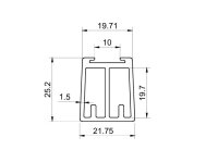 S2 Verbinder für Aluprofil – Clicksystem