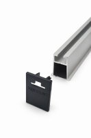 S2 Endkappe für Aluprofil - Clicksystem