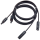 2x 1 Meter 4 mm² (2x SCHWARZ) MC4 Verlängerungskabel Solarkabel 0% MwSt. für Berechtigte