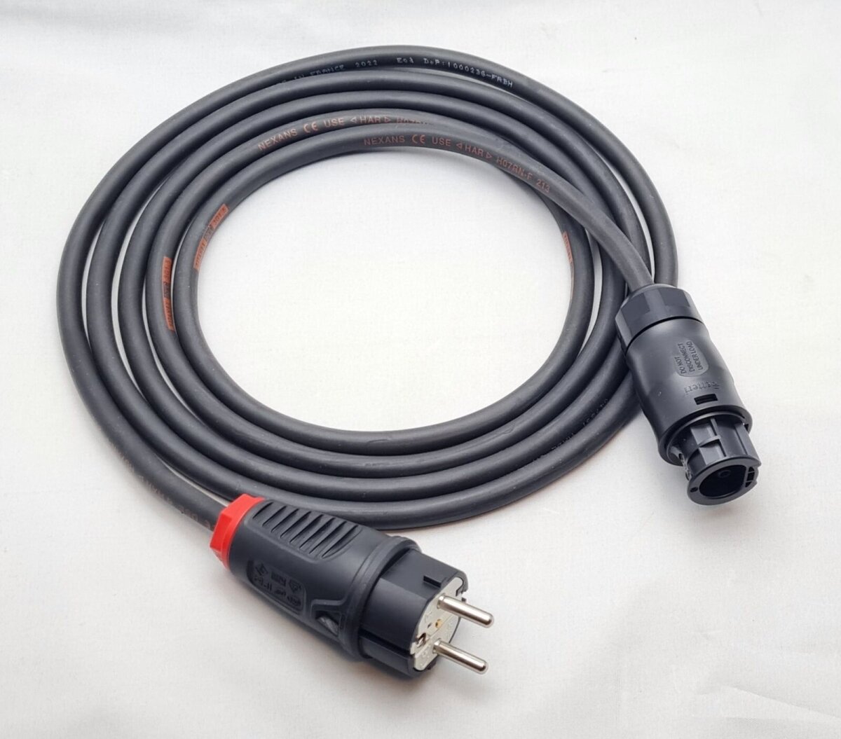 Wieland RST20i3 Anschlussleitung – Schuko-Stecker (Typ F), 2,5 M, Für Steckdosen-Solarmodule